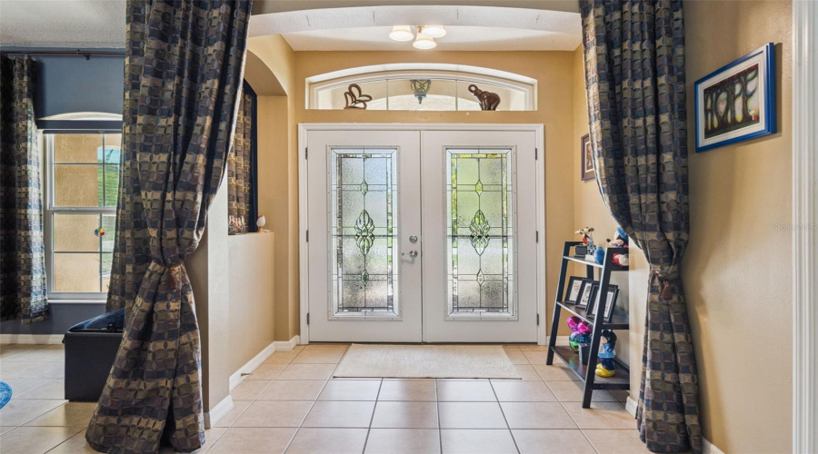 Interior entrance