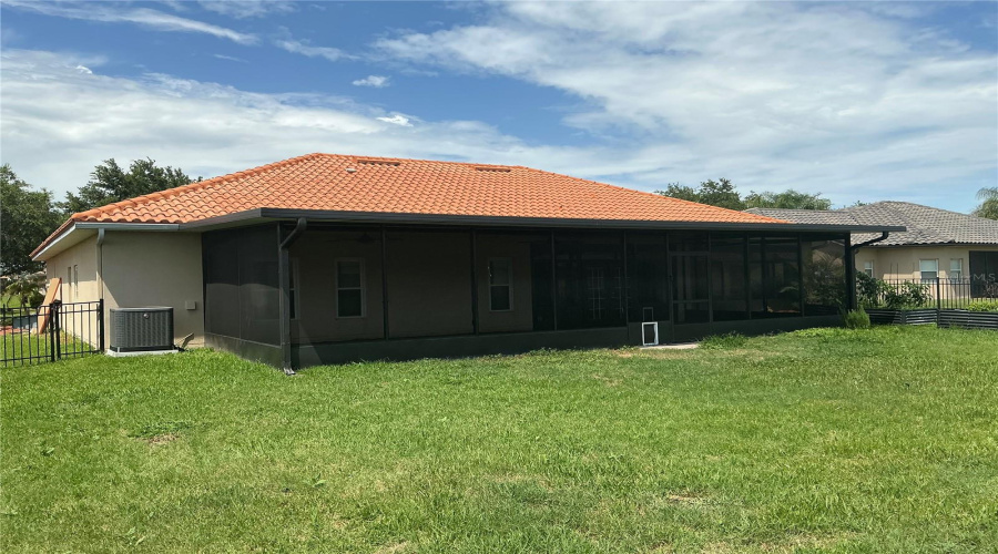 Covered patio