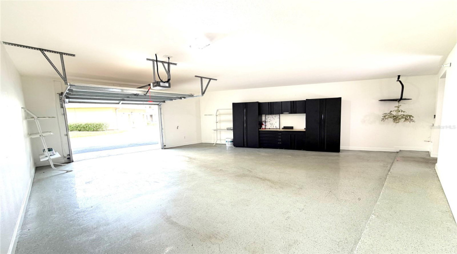 VERY RARE OVERSIZED ATTACHED GARAGE
