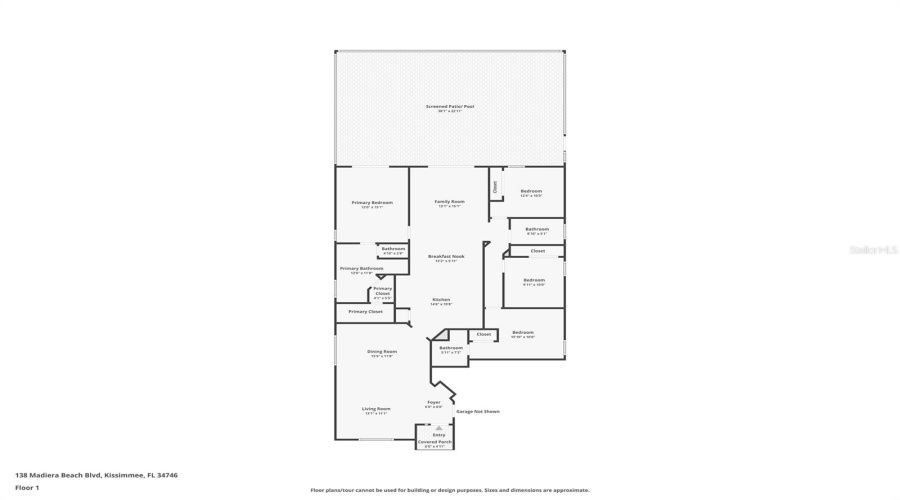 KISSIMMEE, Florida 34746, 4 Bedrooms Bedrooms, ,3 BathroomsBathrooms,Residential,For Sale,MADIERA BEACH,0,MFRS5146755