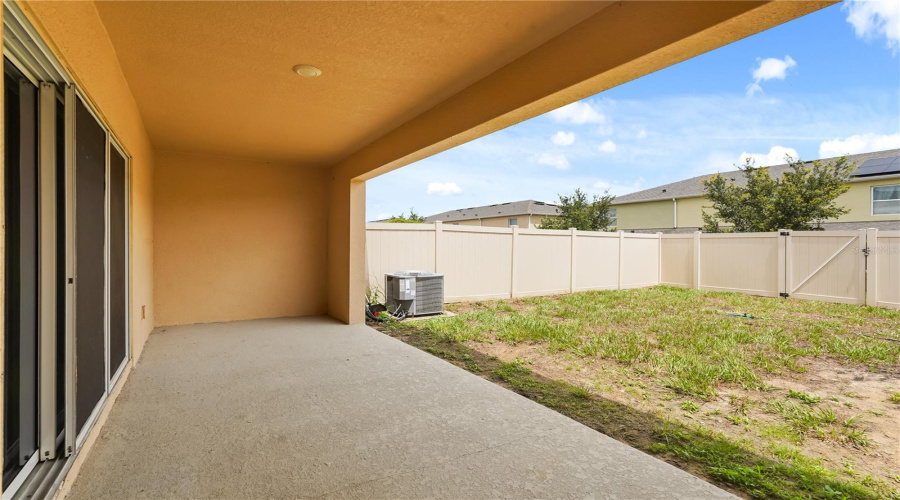 Covered lanai.