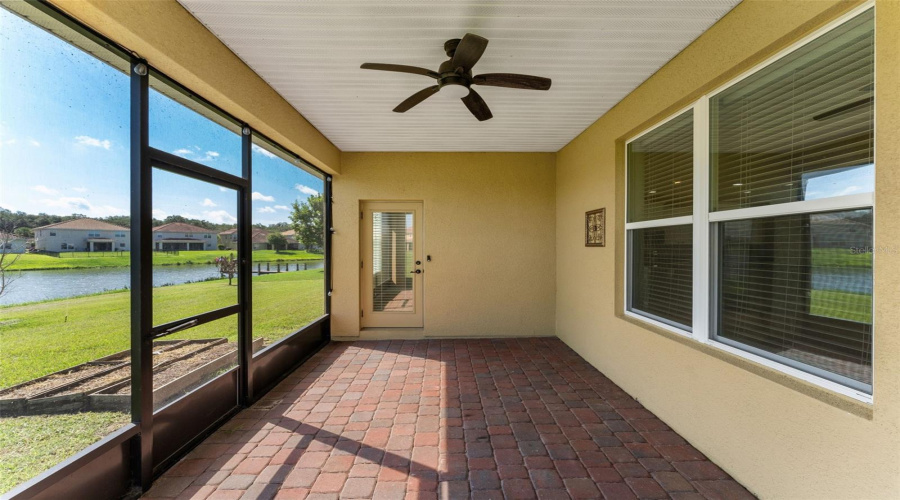 Screen enclosed patio