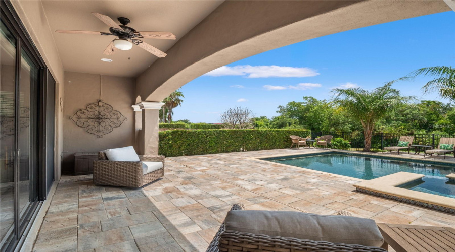 Covered Lanai, Pool & Spa