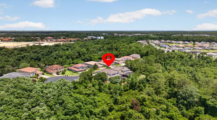 Aerial view of 561 Harriswood Court