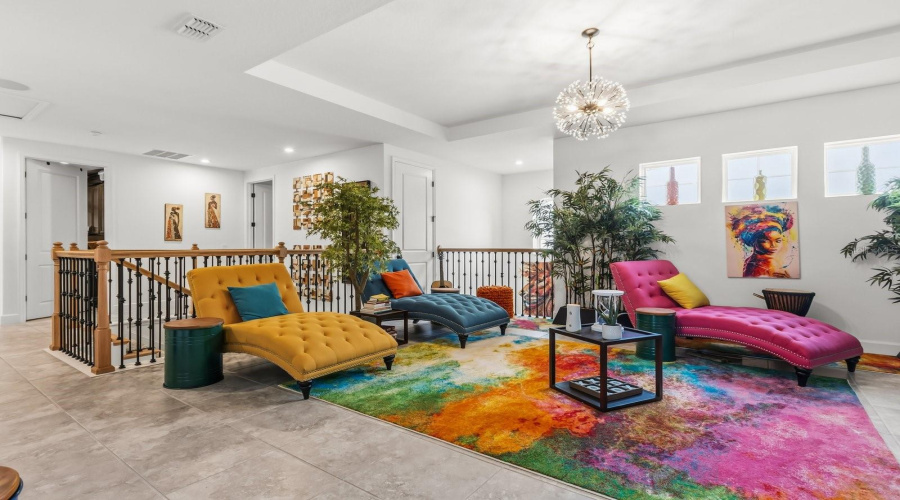 Loft on second level