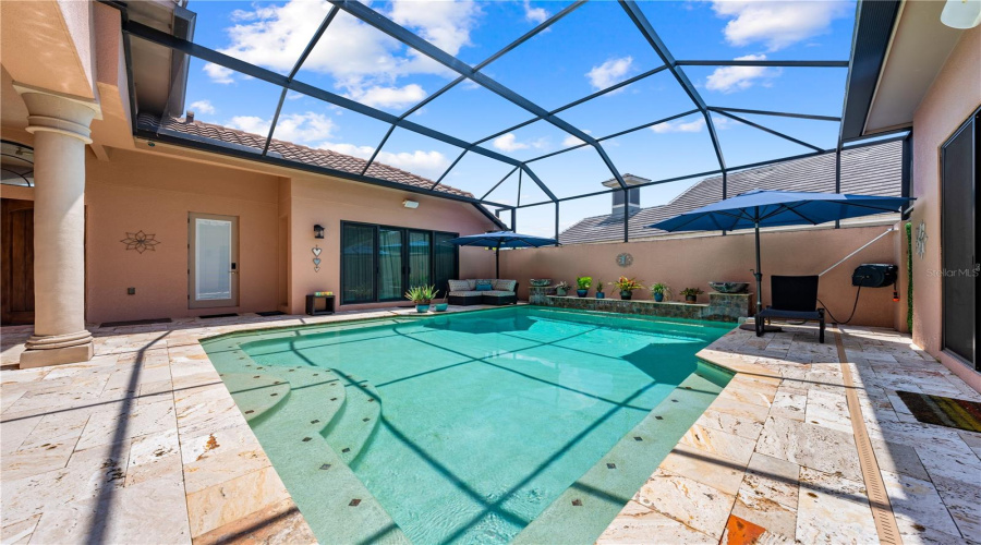 Screened Courtyard