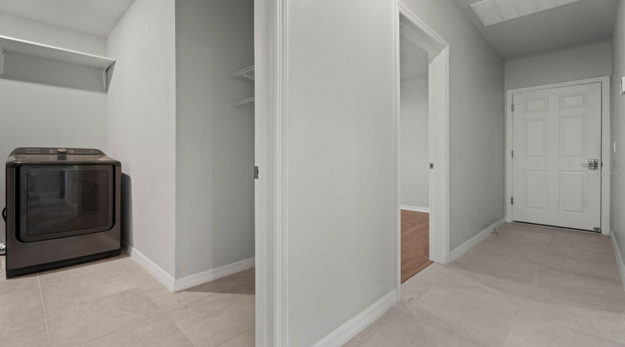 Laundry Room and Door to garage
