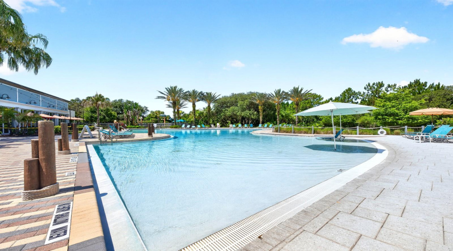 Resort style pool.
