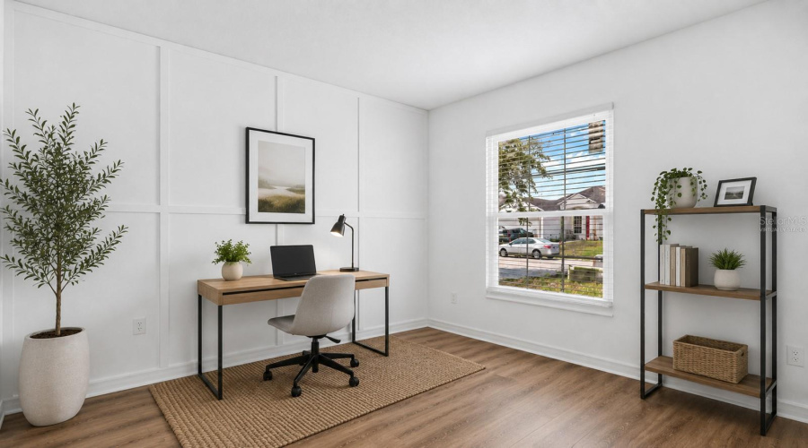 Office- Virtually Staged