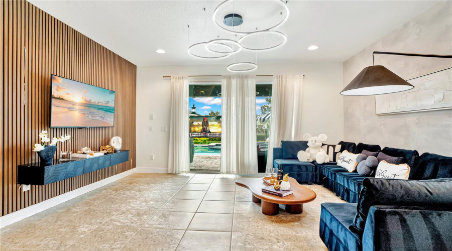 The WonderHouse offers two expansive gathering spaces where families can unwind, reconnect, and plan the next day's adventures together.