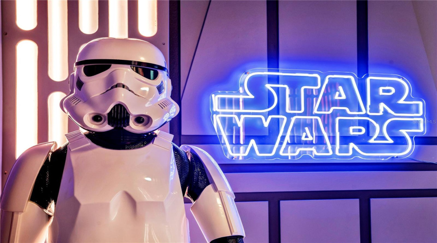 Standing guard over the galaxy, the life-sized talking Stormtrooper adds an unforgettable interactive element that delights guests of every age.