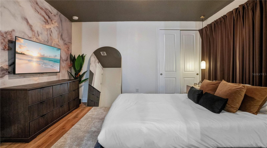 Warm wood accents, comfortable accommodations, and thoughtful design create a relaxing escape for owners and guests alike.