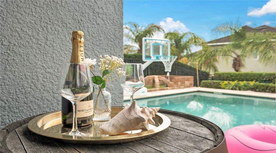 Every vacation deserves a little celebration. Imagine relaxing poolside with your favorite beverage while enjoying your own private resort.