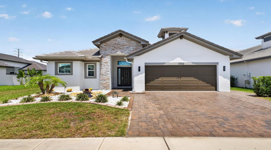 Manicured and landscaped oversized lot