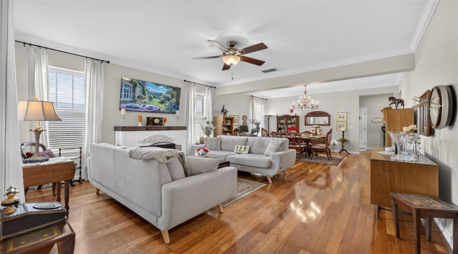 Living room/dining room combo