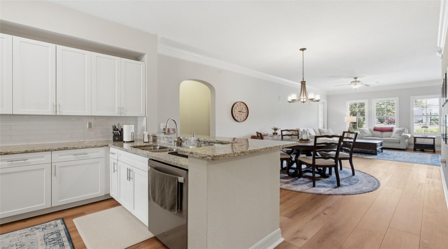 Kitchen to Great room