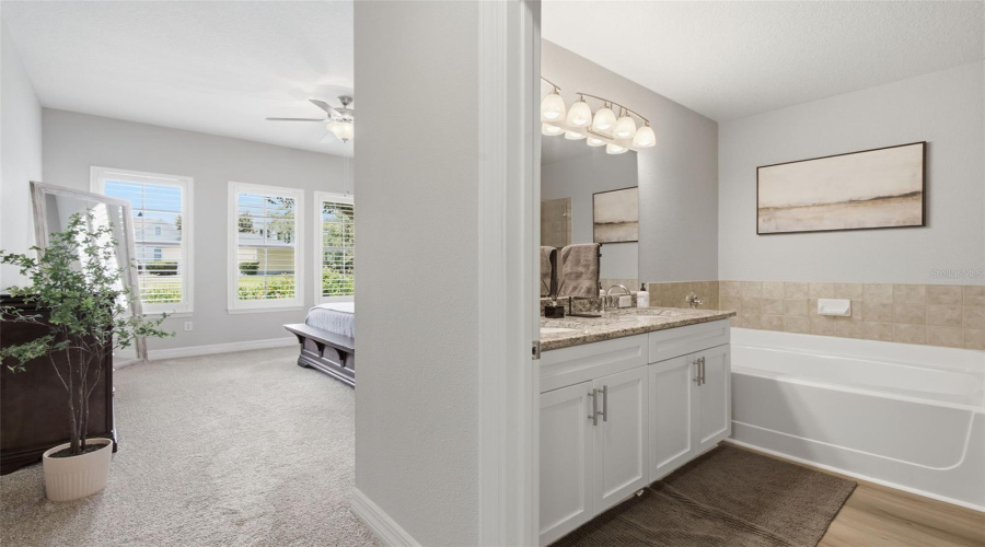Primary Bathroom to Bedroom
