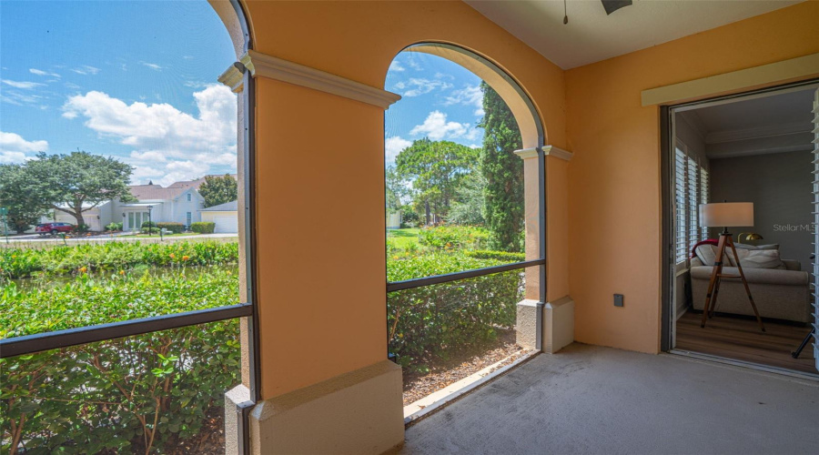 Patio to interior