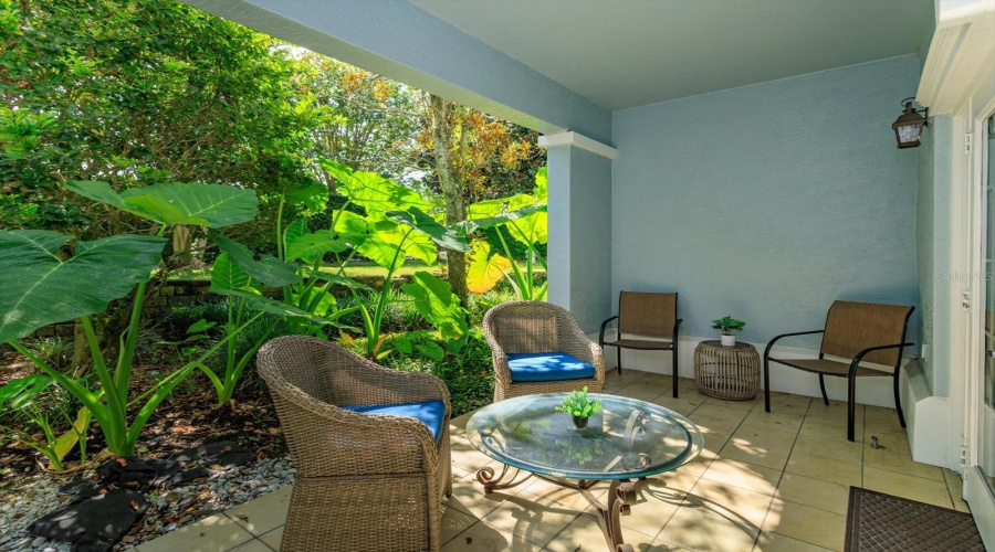 Patio off livingroom