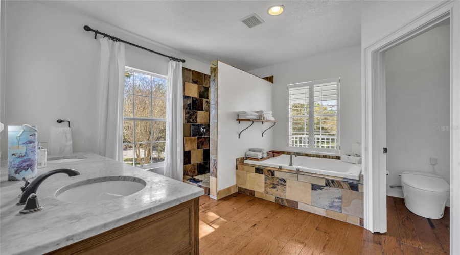 Second Floor primary bathroom