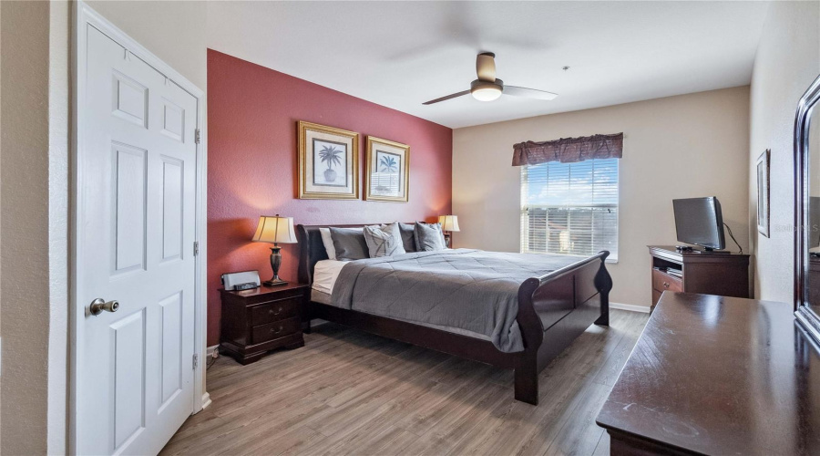 Master Bedroom with TV.