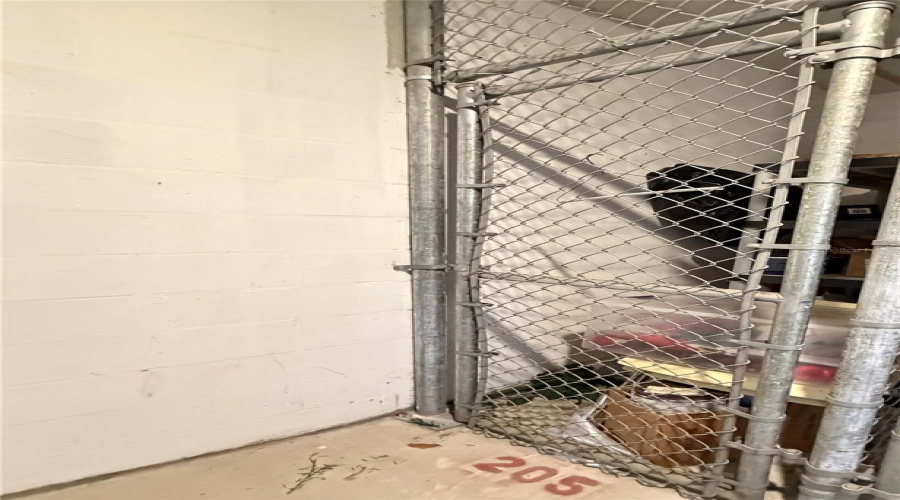 Extra storage locker room