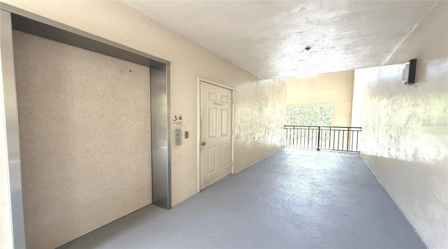 Elevator just down the hall