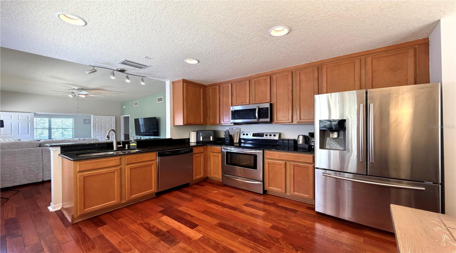 Kitchen Overlooking Family Room