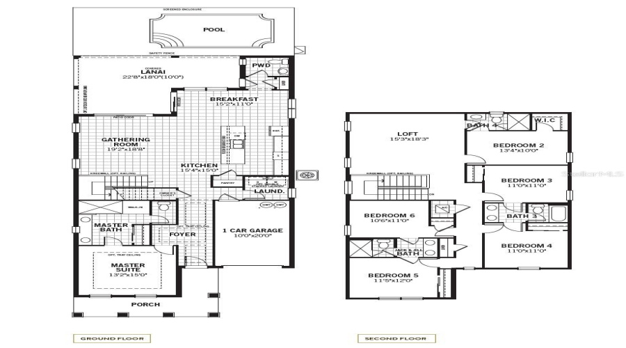 KISSIMMEE, Florida 34747, 6 Bedrooms Bedrooms, ,4 BathroomsBathrooms,Residential,For Sale,COCONUT BREEZE,0,MFRO6422772