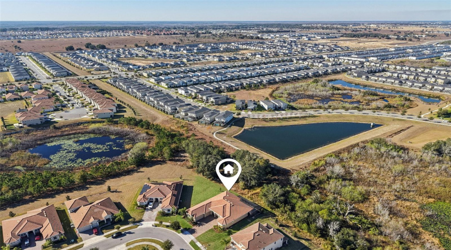 Aerial of House