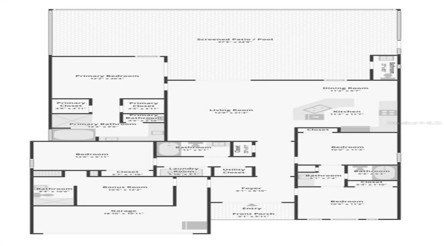 KISSIMMEE, Florida 34746, 4 Bedrooms Bedrooms, ,3 BathroomsBathrooms,Residential,For Sale,CUMBRIAN LAKES,0,MFRS5145366