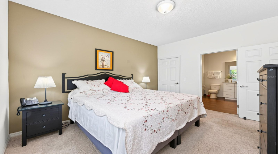 Main floor bedroom suite.