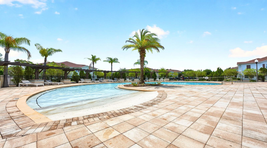 Resort style community pool.