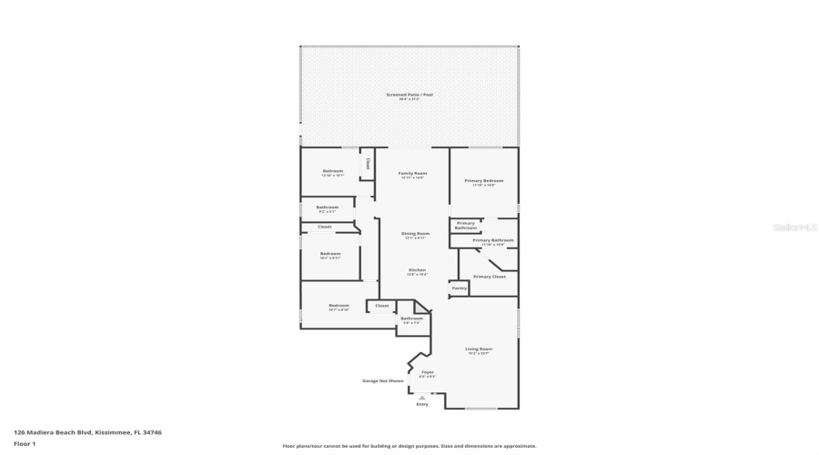 KISSIMMEE, Florida 34746, 4 Bedrooms Bedrooms, ,3 BathroomsBathrooms,Residential,For Sale,MADIERA BEACH BLVD,0,MFRO6422779