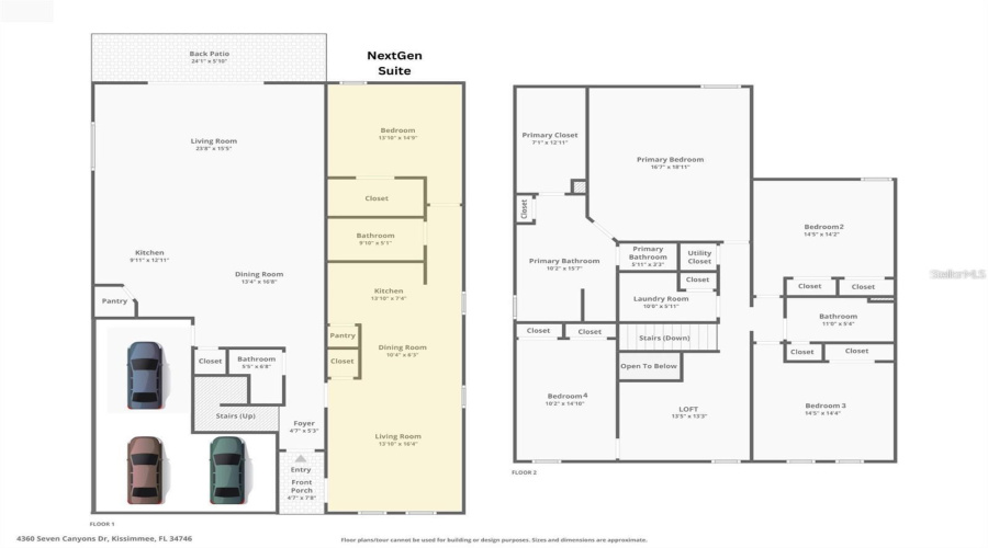 KISSIMMEE, Florida 34746, 4 Bedrooms Bedrooms, ,2 BathroomsBathrooms,Residential,For Sale,CRESCENT MOON,0,MFRP4939276