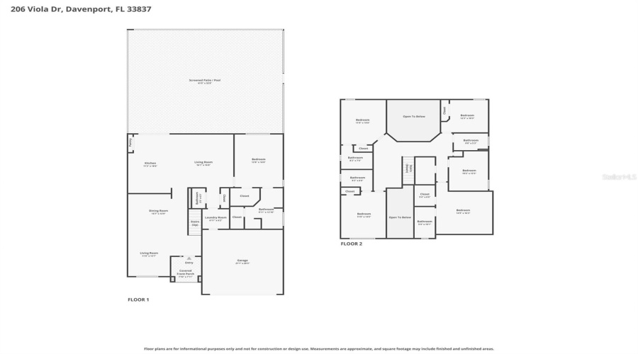 DAVENPORT, Florida 33837, 6 Bedrooms Bedrooms, ,5 BathroomsBathrooms,Residential,For Sale,VIOLA,0,MFRO6420829