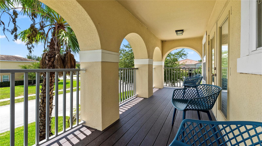 Upstairs Balcony