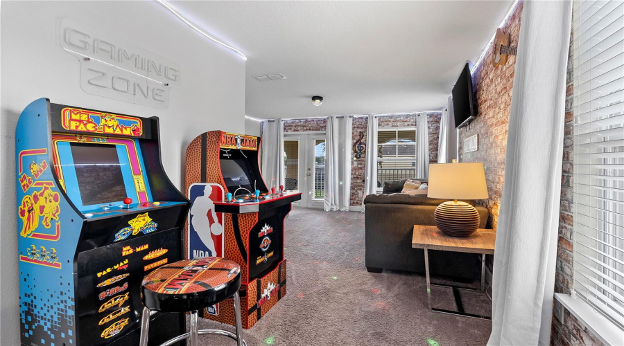 Bonus Room with Game Area & Karaoke Stage