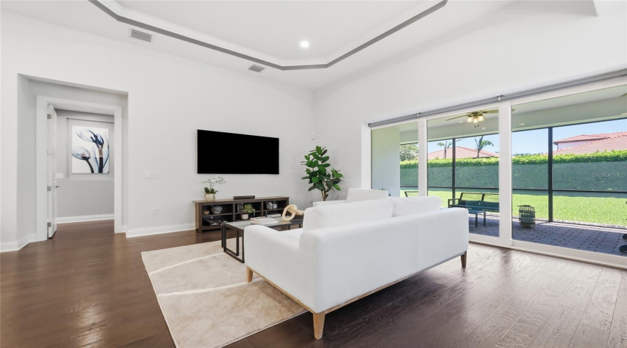 Open Living Room with surround sound