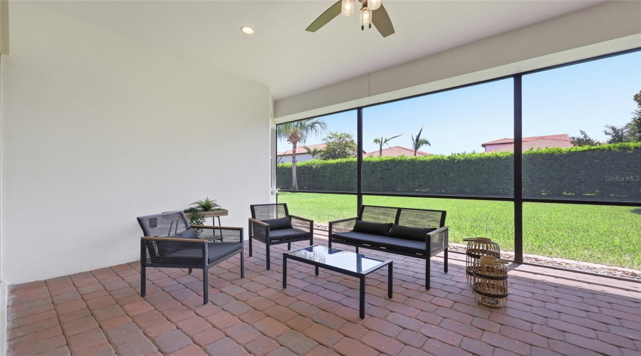 Screen Enclosed Back Patio