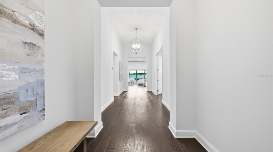 Spacious Hallway to open living, Dining & Kitchen