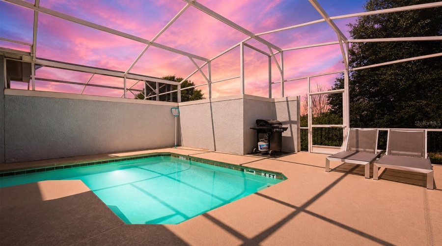 Gorgeous outdoor patio to watch all your sunsets.