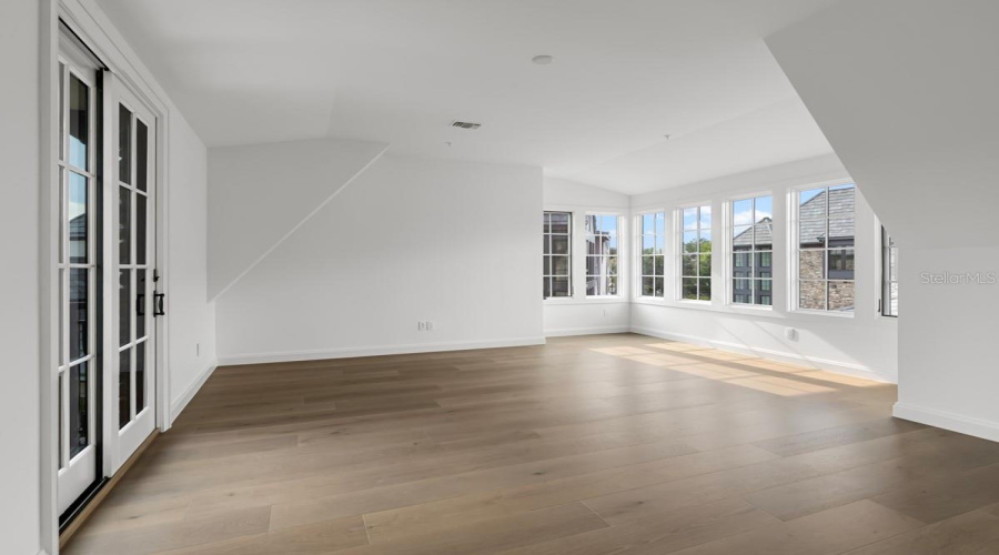 Second-floor flex space can be tailored for personalized use