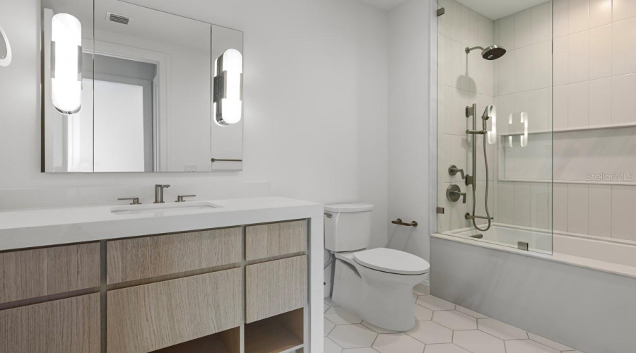 Second-floor guest suite bath 3