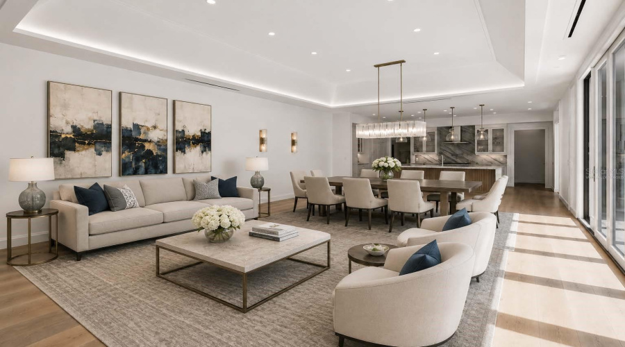 Virtually Staged: Living Room