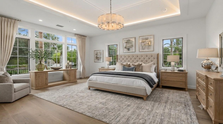 Virtually Staged-Primary Bedroom