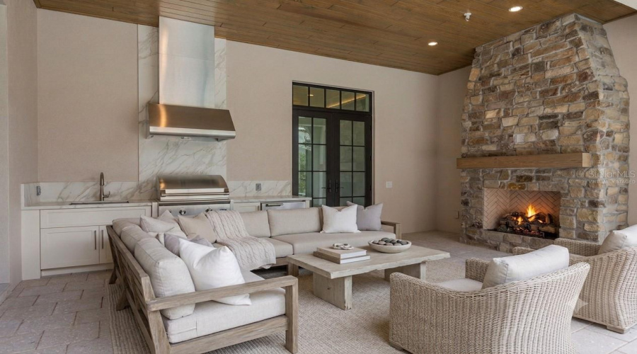 Virtually Staged-Outdoor Living Area
