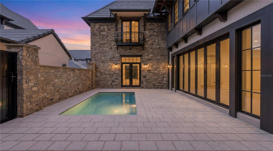 Outdoor living and pool