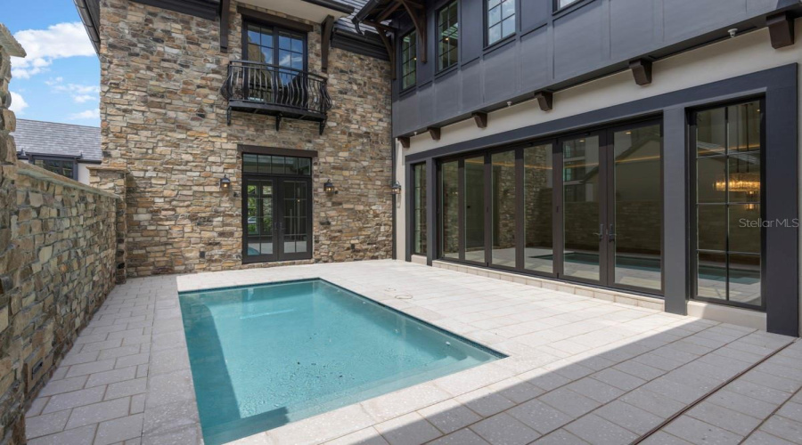 Outdoor living and pool