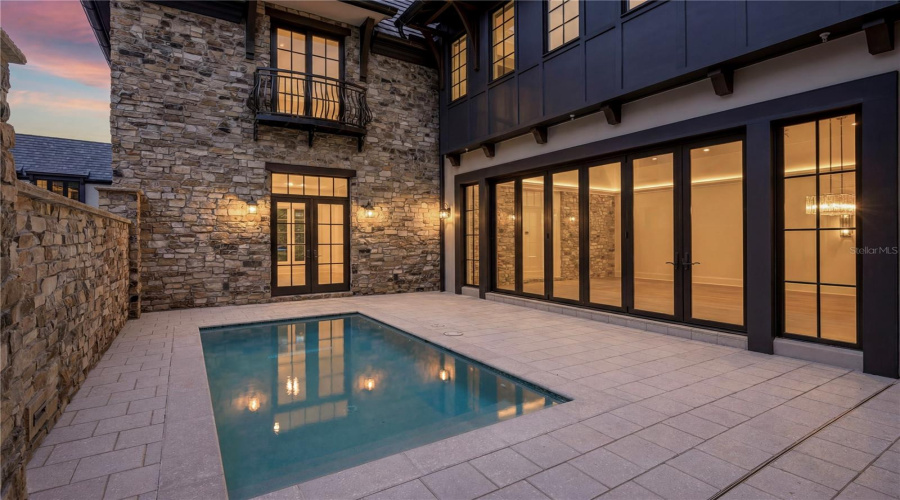 Outdoor living and pool